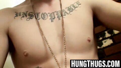 Kenneth Slayer pumps huge cum rope from cock