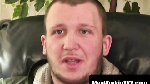 MenWorkinXXX.com - Gay amateur dude loves jerking off and we watch him intensely