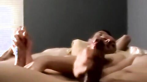 JoeSchmoeXXX.com - Group of young gays jerk off while mature gays service them