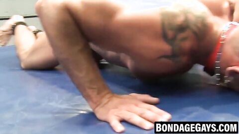 Rough dom ties partner for extreme torment play