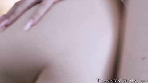 Very beautiful Lexi Lore has steamy sex sesh with sexy tranny Ava Holt