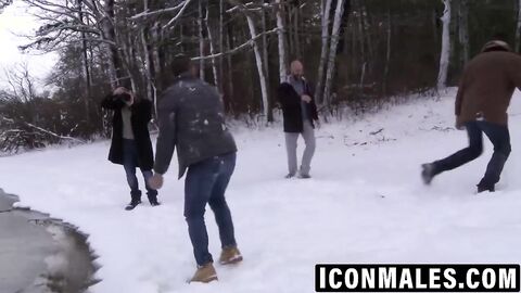 Damon Andros gulps down every drop of his stepson's cum