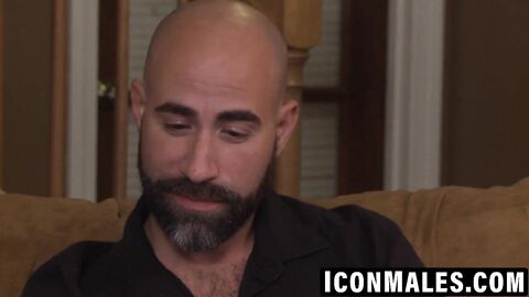 Damon Andros gulps down every drop of his stepson's cum