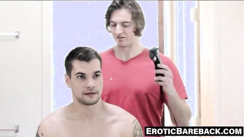 Jock claims his butt buddy with violent raw pumping