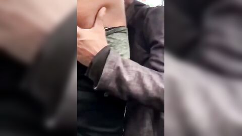 Older Black Man Sucks My Cock Outdoors for Cash