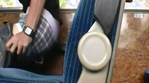 Twink Handjob in the Bus