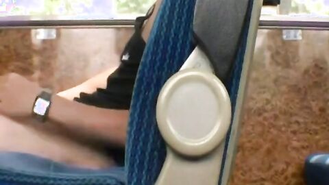 Twink Handjob in the Bus