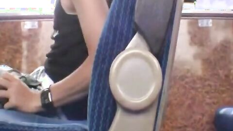 Twink Handjob in the Bus