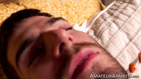 Anthony Hacienda seen masturbating and sucking the cameraman