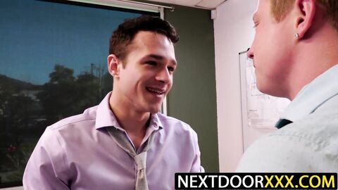 NextDoorXXX.com - Logan Aarons devours Jayden Marcos' big dong