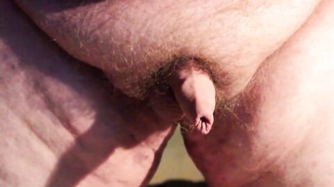 Chubby Guy's Little Joystick Swings Freely