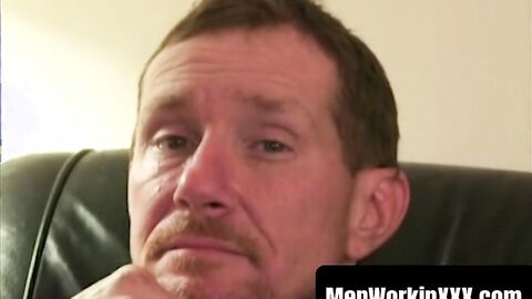 MenWorkinXXX.com - Amateur dude with full body tattoos loves to masturbate hard inten