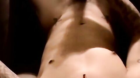 JoeSchmoeXXX.com - Tattooed amateur jock pumps fat cock to satisfying climax