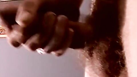 JoeSchmoeXXX.com - Skinny young amateur strokes lubed cock to explosive finish