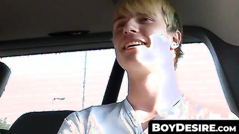 BoyDesire.com - Homosexual's cock-sucking and anal-fucking threeway pick-up