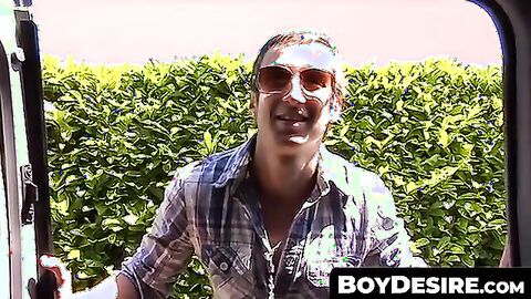 BoyDesire.com - Twink's wild anal and oral threeway pick-up adventure