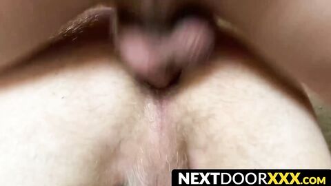 NextDoorXXX.com - Bald hunk Logan Stevens stretched raw by hung jock