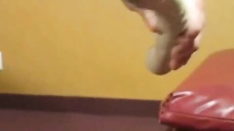 MaskXXX.com - Mysterious gay Frank T receives anal dildo during wank off