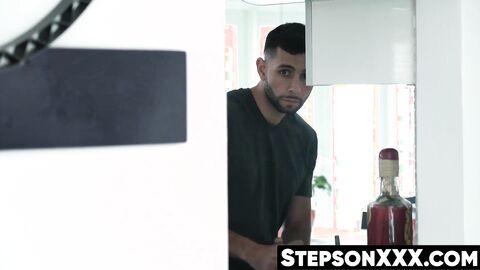 Forbidden stepson takes daddys cock hard doggy