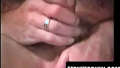 Crazy old geezer waited all day to tug his shaft