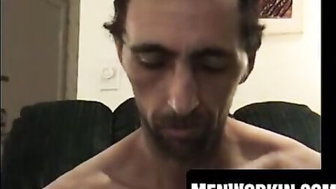 Horny old man is dying to jack his fuck stick