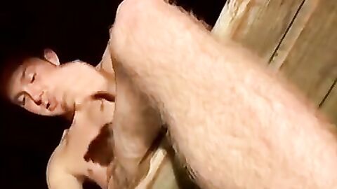 Billy and Duke drain loads from thick meat sticks