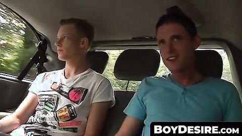 BoyDesire.com - Athletic youngster's massive cock sucking and hardcore anal session