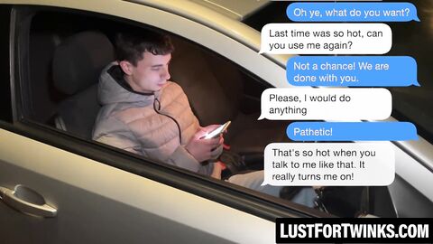 Twink Leo Summers enjoys orgy with friends by dick sucking