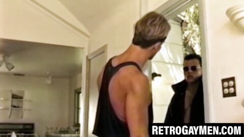 Mysterious dominant owns his gay bitch's dripping hole