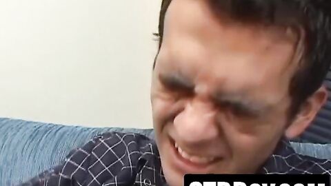 Twink sucks boyfriend then takes cock up ass