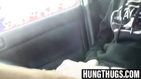 Skater Sean Johansen masturbates in a parked car