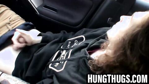 Skater Sean Johansen masturbates in a parked car