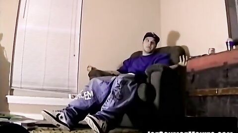 Aiden strokes veiny dick for quick cash in parking lot