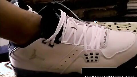 Aiden strokes veiny dick for quick cash in parking lot