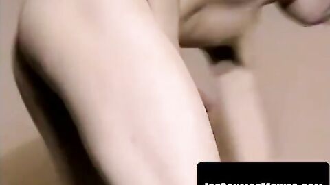 Twink Bruce takes black anaconda balls deep in raw anal