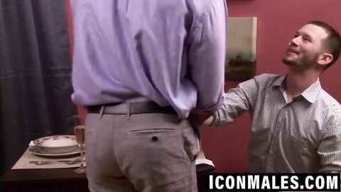 Hunks Nick Capra and Asher pound each other brutally hard