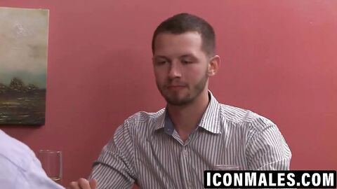 Hunks Nick Capra and Asher pound each other brutally hard