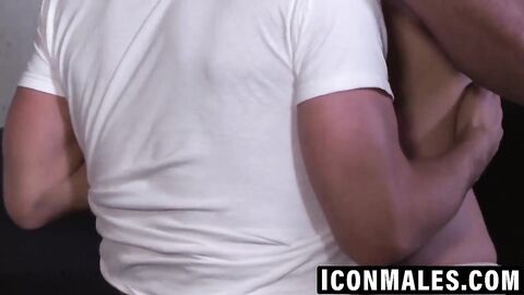 Muscular Roman Todd and Billie fuck raw with primal lust