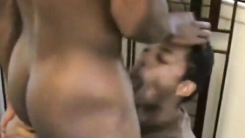 Black Boy Cums In Pretty Mouth - Interracial Gay Blowjob