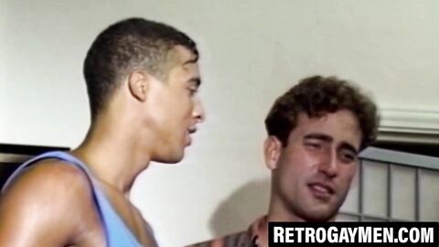 Hot homos engage in wild and rough anal pounding