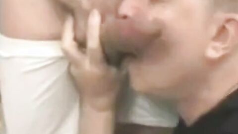 Mature Bear Daddy Sucks and Swallows