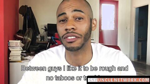 SayUncleNetwork.com - Homo hunk sucks cock before bareback straight threesome