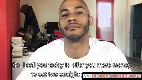 SayUncleNetwork.com - Homo hunk sucks cock before bareback straight threesome