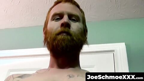 JoeSchmoeXXX.com - Ginger amateur with huge beard drained by mature gay's mouth