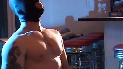 Hunky Robert Black suffers pleasure and pain on sub body