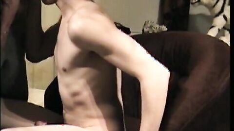 Young straight cutie moans as producer sucks him slow