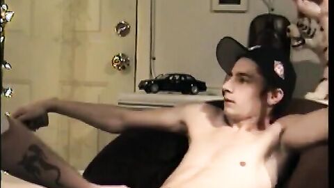 Young straight cutie moans as producer sucks him slow