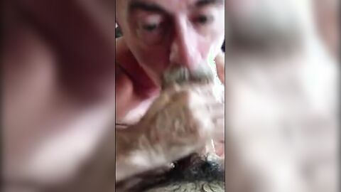 Big Bear Cock Sucked Silly by Daddy