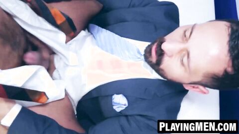 PlayingMen.com - Christian Sam and Little Brako's rough fucking and rimming