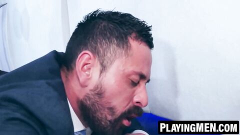 PlayingMen.com - Christian Sam and Little Brako's rough fucking and rimming